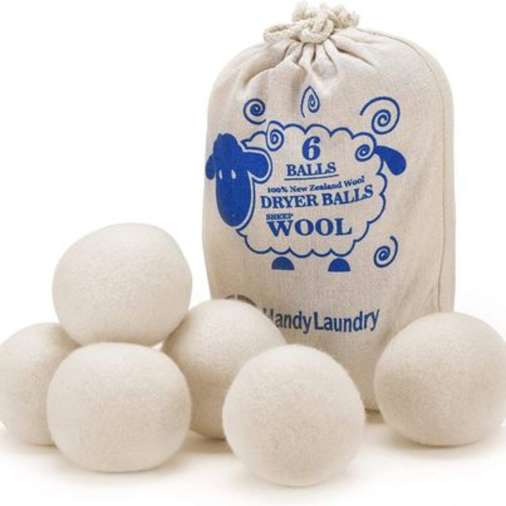 🔥Wool Dryer Balls🔥Natural Fabric Softener, Reusable, Reduces Clothing Wrinkles
